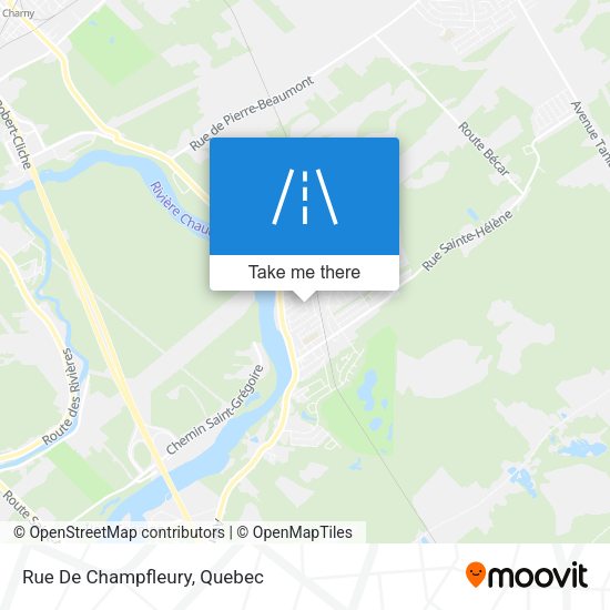 Rue De Champfleury map