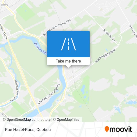 Rue Hazel-Ross map