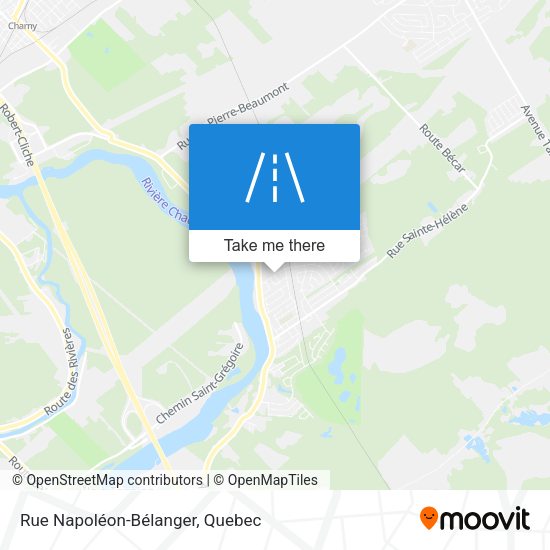 Rue Napoléon-Bélanger map