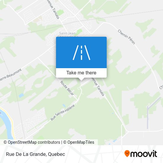 Rue De La Grande map