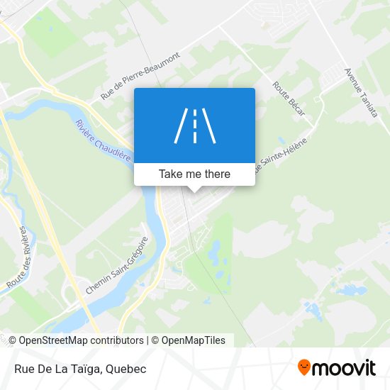 Rue De La Taïga map
