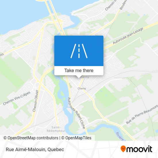 Rue Aimé-Malouin map