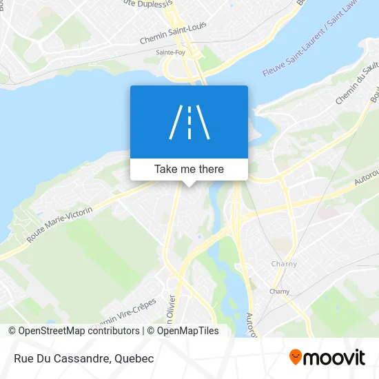 Rue Du Cassandre map