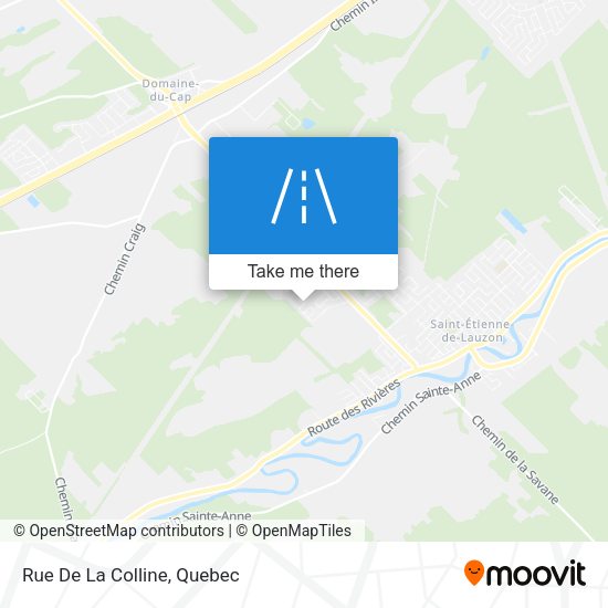 Rue De La Colline map