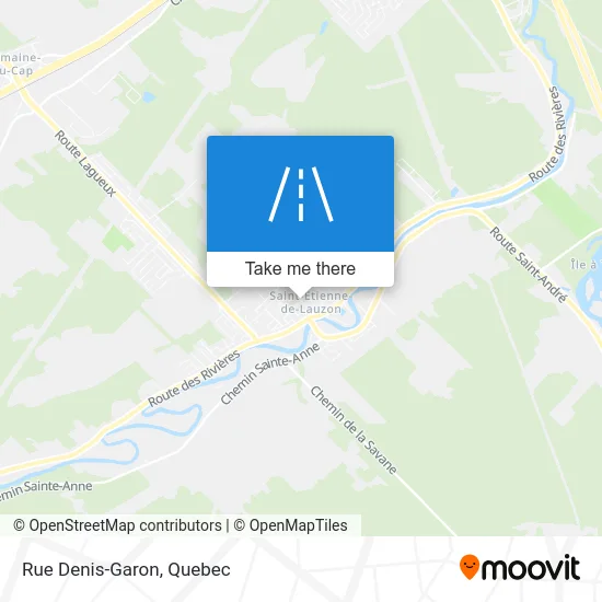 Rue Denis-Garon map