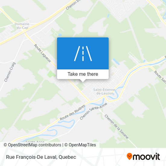 Rue François-De Laval map