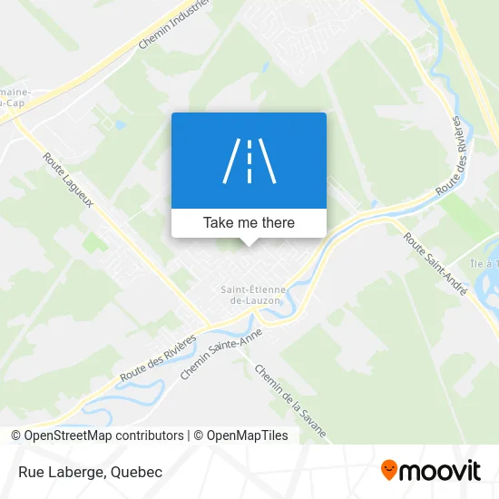Rue Laberge map