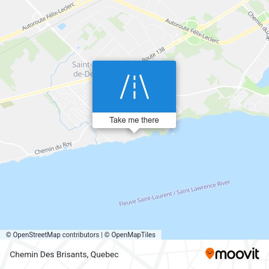 Chemin Des Brisants map