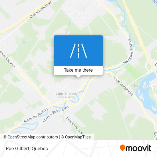 Rue Gilbert map