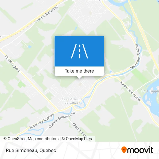 Rue Simoneau map