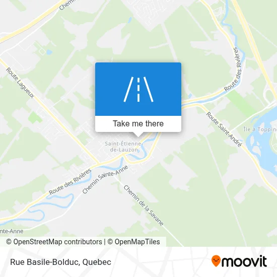 Rue Basile-Bolduc map