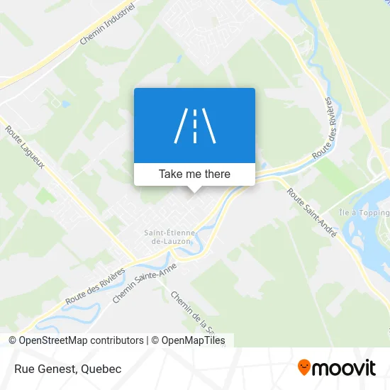 Rue Genest map