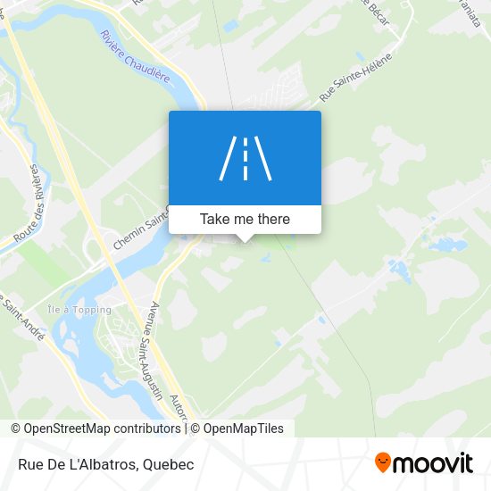 Rue De L'Albatros map