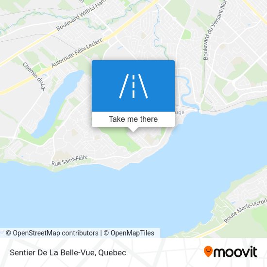 Sentier De La Belle-Vue map