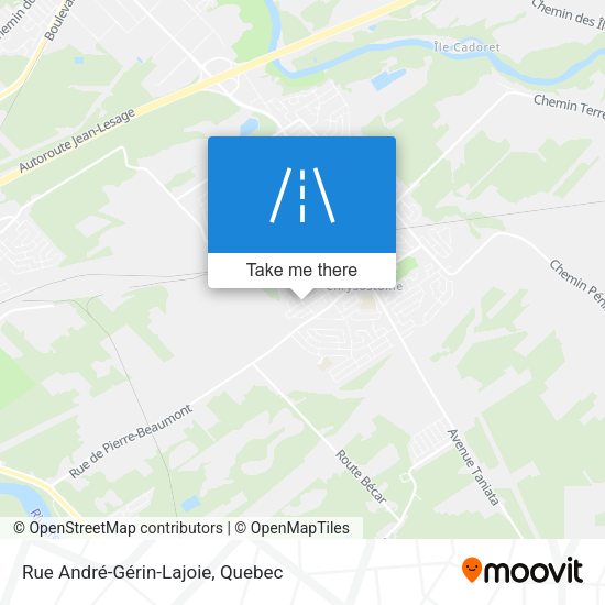 Rue André-Gérin-Lajoie map