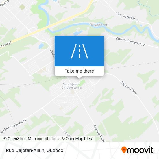 Rue Cajetan-Alain map