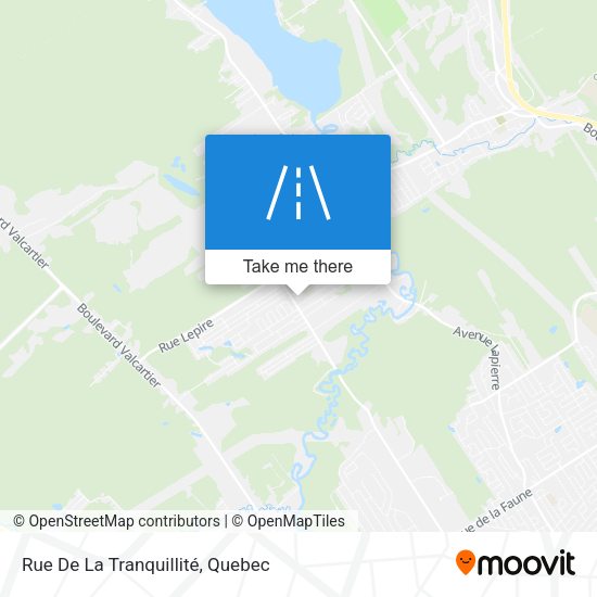 Rue De La Tranquillité map