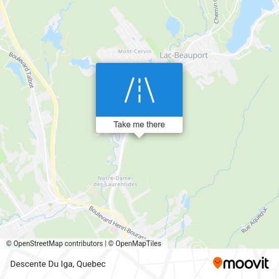 Descente Du Iga map