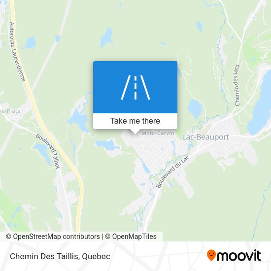 Chemin Des Taillis map
