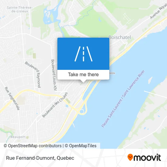 Rue Fernand-Dumont map