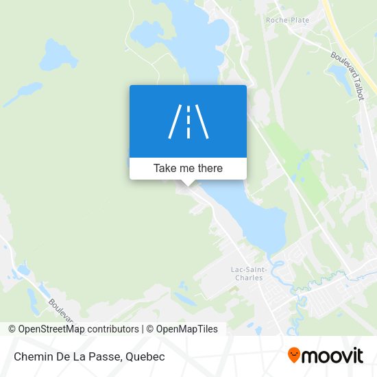 Chemin De La Passe map