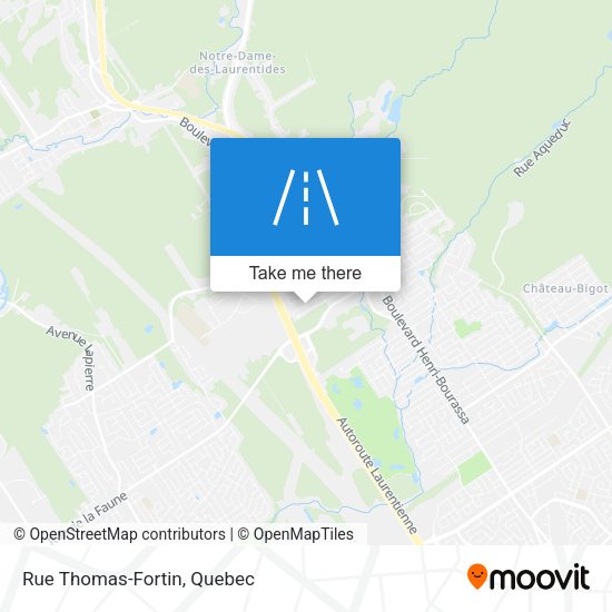 Rue Thomas-Fortin map