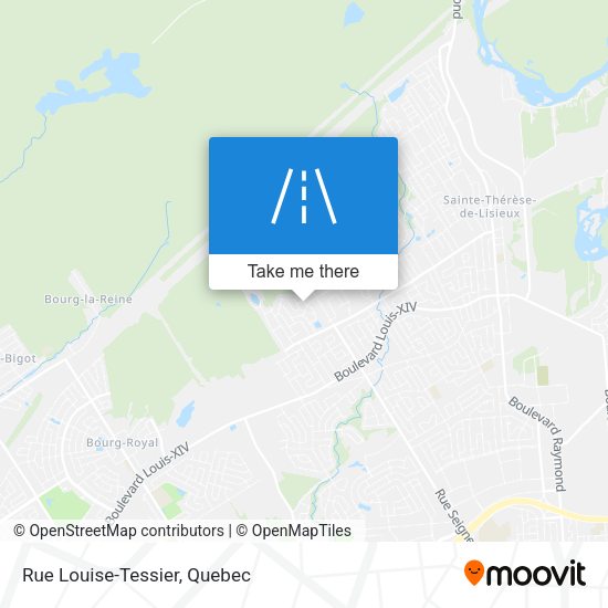 Rue Louise-Tessier map