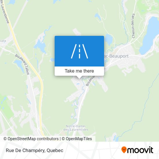 Rue De Champéry map