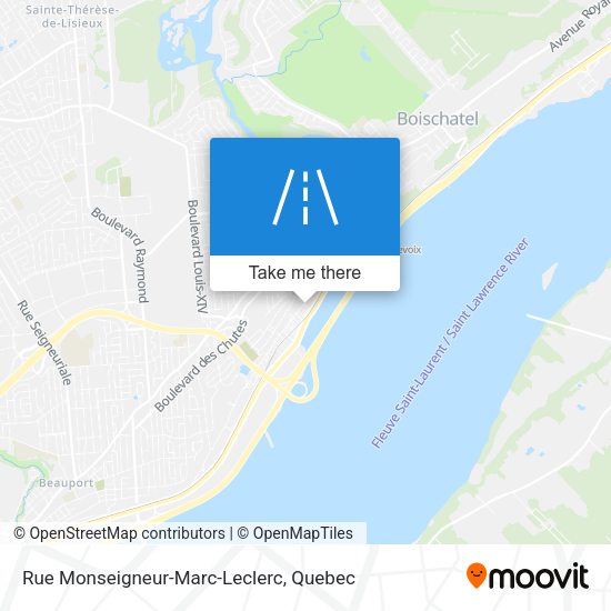 Rue Monseigneur-Marc-Leclerc map