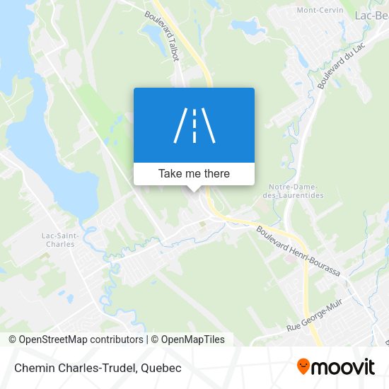 Chemin Charles-Trudel map