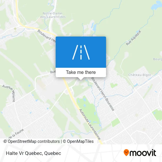 Halte Vr Quebec map
