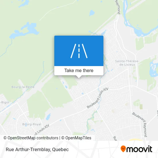 Rue Arthur-Tremblay map