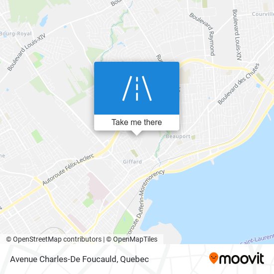 Avenue Charles-De Foucauld map