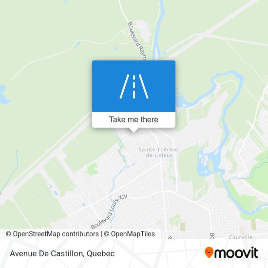 Avenue De Castillon map