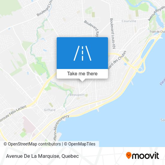 Avenue De La Marquise map
