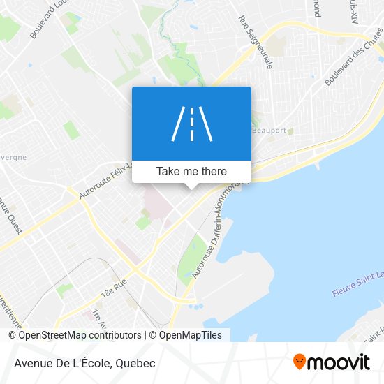 Avenue De L'École map