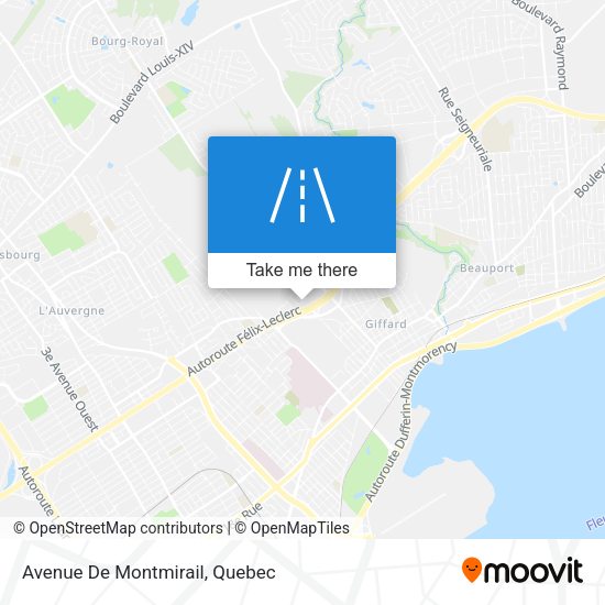 Avenue De Montmirail map