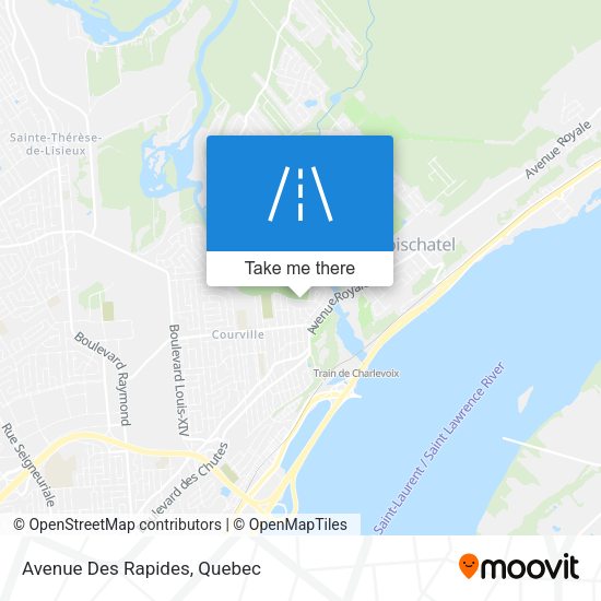 Avenue Des Rapides map