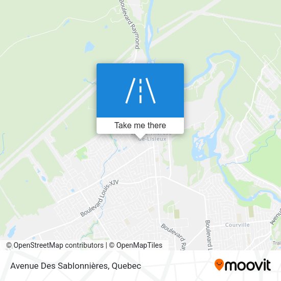 Avenue Des Sablonnières map
