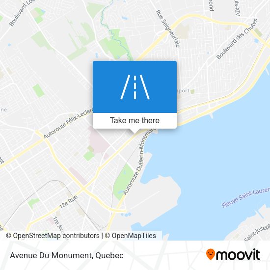 Avenue Du Monument map