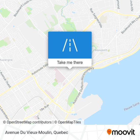 Avenue Du Vieux-Moulin map