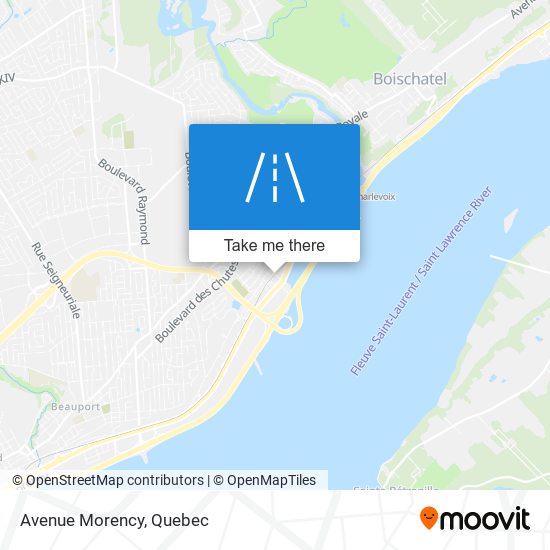Avenue Morency map