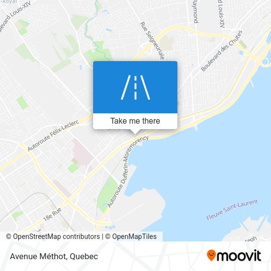 Avenue Méthot map