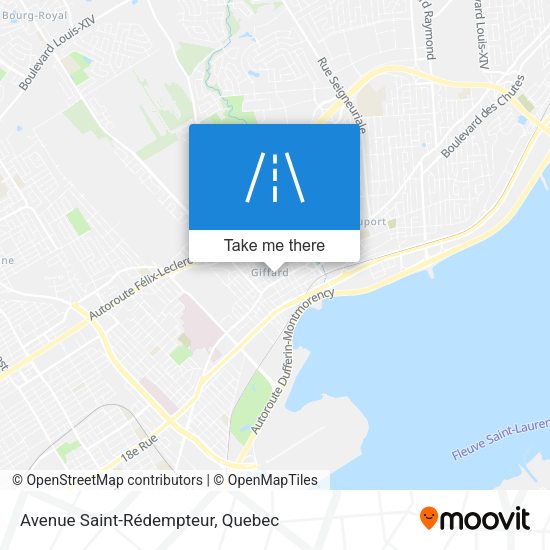 Avenue Saint-Rédempteur map