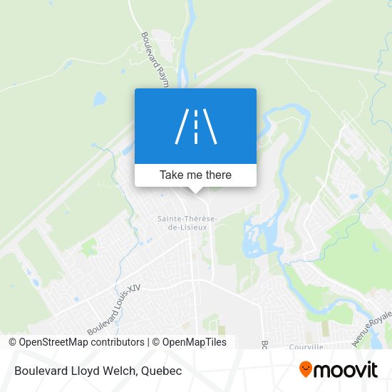 Boulevard Lloyd Welch map