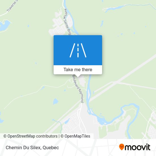 Chemin Du Silex map
