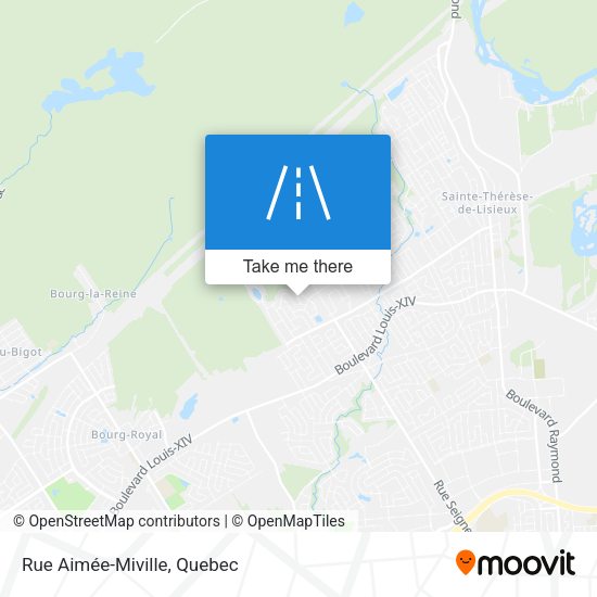 Rue Aimée-Miville map