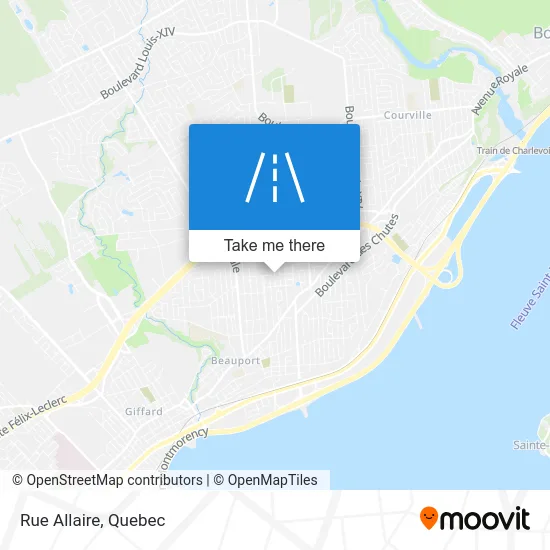 Rue Allaire map