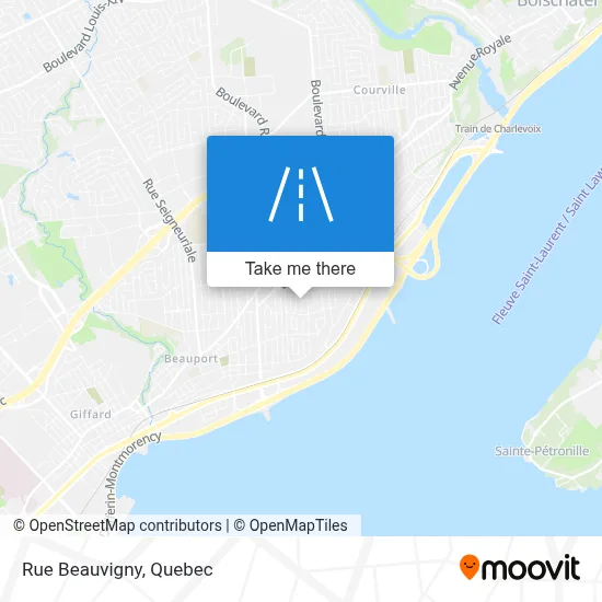 Rue Beauvigny map