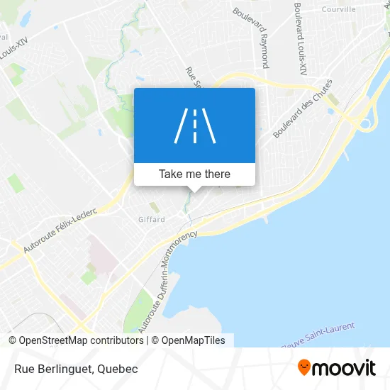 Rue Berlinguet map